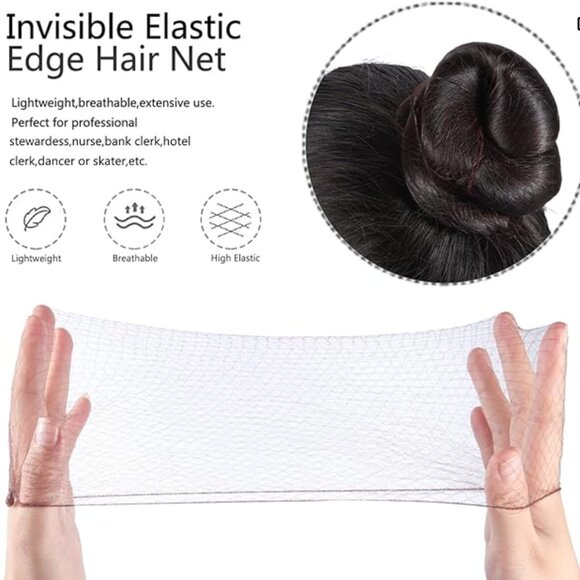 KooKaStyle Girls or Women Chocolate Brow Hair Extensions plus Zonon Hair Nets - Picture 5 of 7